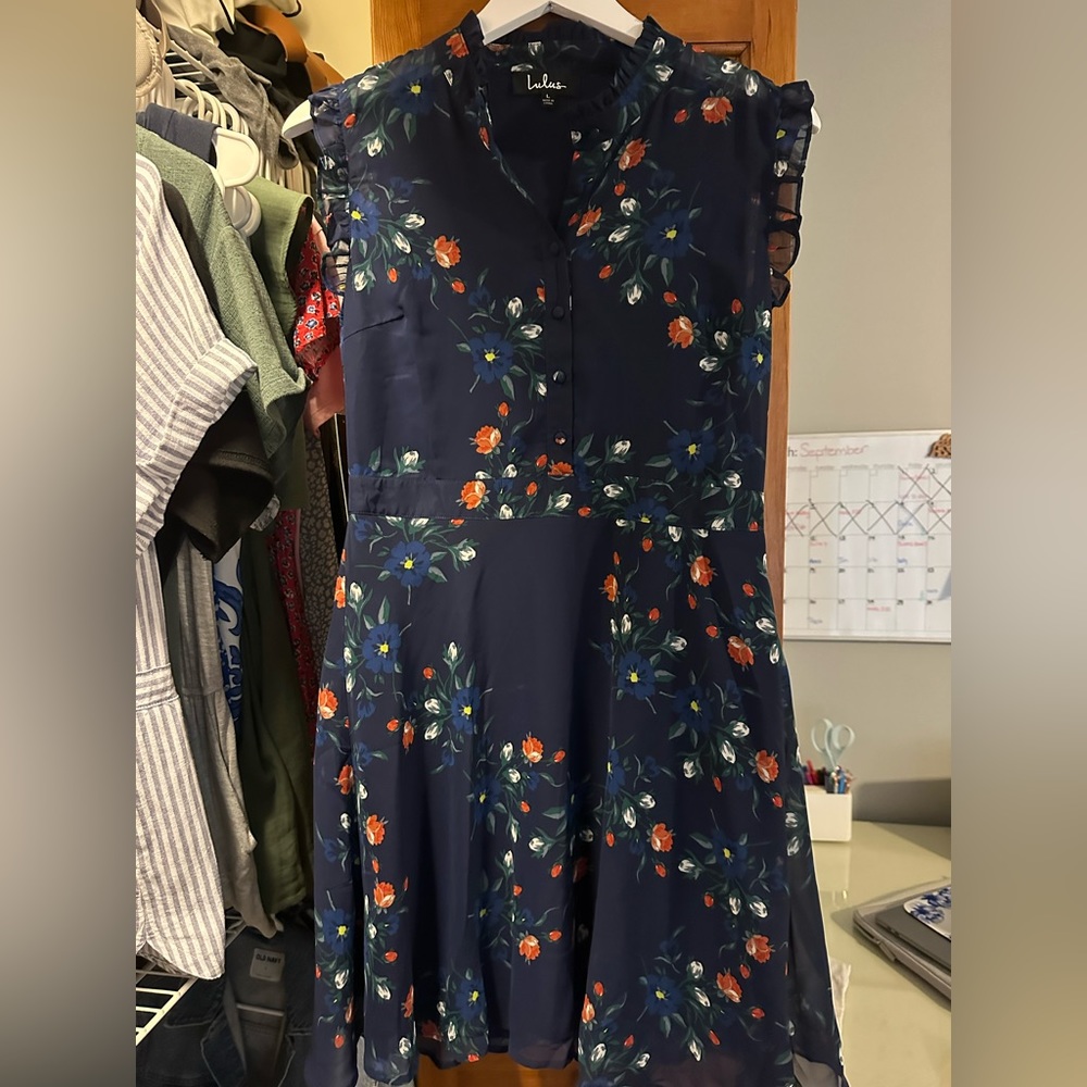 Navy Blue Dress
